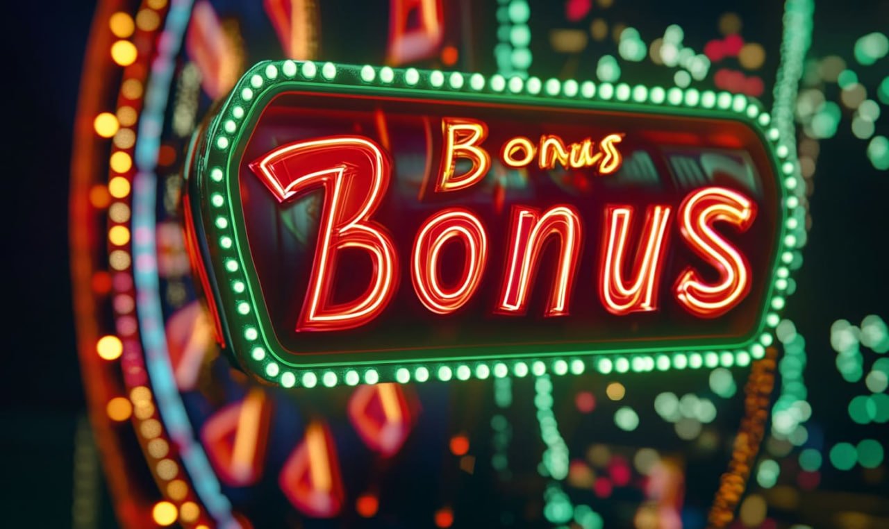 Tampilan kasino online dengan animasi game dan slot warna ungu neon
